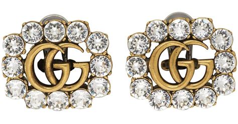 gucci gg marmont stud earrings.